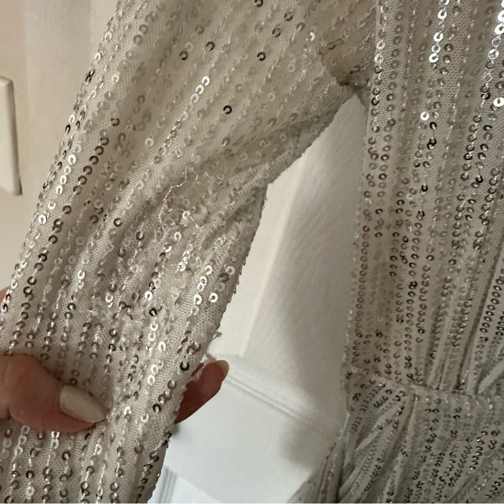 Miss Circle silver jumpsuit